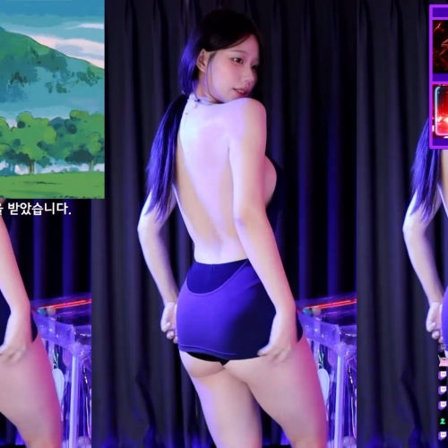 매끈한 원피스 뒤태 BJㅎㅇ파 노템 가슴골